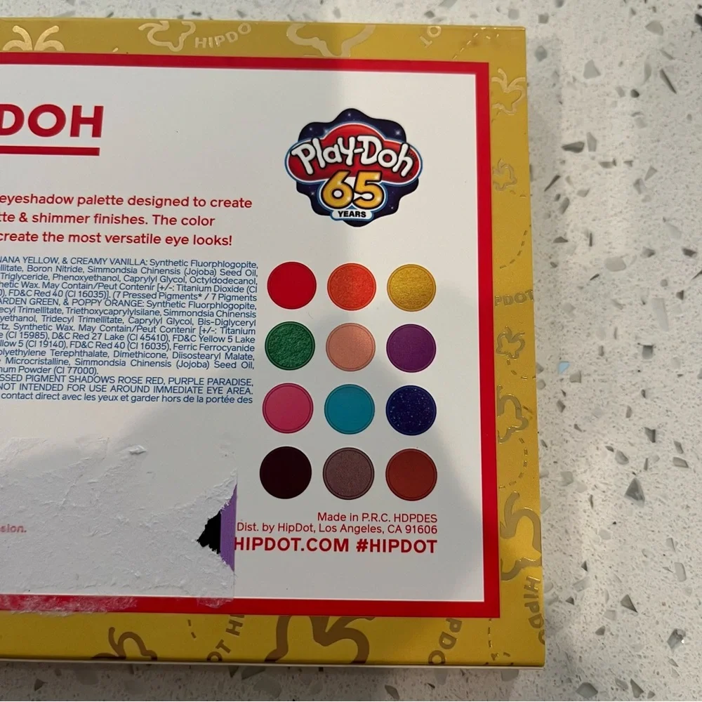 NEW Hipdot Playdoh Eyeshadow Super Color Palette Game Night Collection Play-Doh - Picture 4 of 8